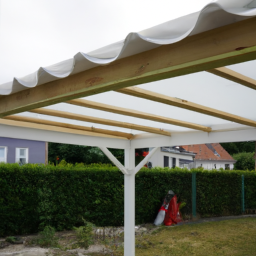 Installation de pergola en PVC Mayenne